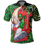 Personalized Melbourne Stars Cricket Polo Shirt Hippie Psychedelic Pattern Vibrant Mandala Art Style