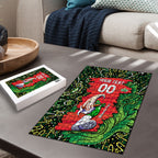 Personalized Melbourne Stars Cricket Puzzle Hippie Psychedelic Pattern Vibrant Mandala Art Style