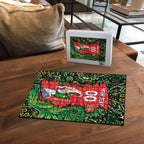 Personalized Melbourne Stars Cricket Puzzle Hippie Psychedelic Pattern Vibrant Mandala Art Style