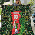 Personalized Melbourne Stars Cricket Quilt Hippie Psychedelic Pattern Vibrant Mandala Art Style