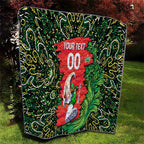 Personalized Melbourne Stars Cricket Quilt Hippie Psychedelic Pattern Vibrant Mandala Art Style