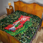 Personalized Melbourne Stars Cricket Quilt Hippie Psychedelic Pattern Vibrant Mandala Art Style
