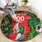 Personalized Melbourne Stars Cricket Round Carpet Hippie Psychedelic Pattern Vibrant Mandala Art Style