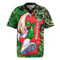 Personalized Melbourne Stars Cricket Rugby Jersey Hippie Psychedelic Pattern Vibrant Mandala Art Style