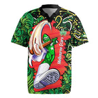 Personalized Melbourne Stars Cricket Rugby Jersey Hippie Psychedelic Pattern Vibrant Mandala Art Style