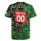 Personalized Melbourne Stars Cricket Rugby Jersey Hippie Psychedelic Pattern Vibrant Mandala Art Style