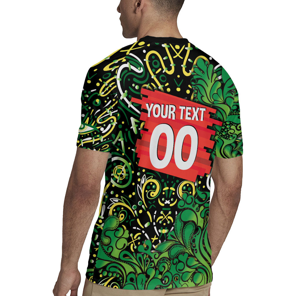 Personalized Melbourne Stars Cricket Rugby Jersey Hippie Psychedelic Pattern Vibrant Mandala Art Style
