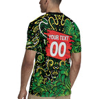 Personalized Melbourne Stars Cricket Rugby Jersey Hippie Psychedelic Pattern Vibrant Mandala Art Style