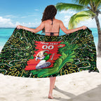 Personalized Melbourne Stars Cricket Sarong Hippie Psychedelic Pattern Vibrant Mandala Art Style