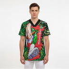 Personalized Melbourne Stars Cricket Scrub Top Hippie Psychedelic Pattern Vibrant Mandala Art Style