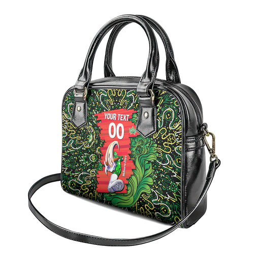Personalized Melbourne Stars Cricket Shoulder Handbag Hippie Psychedelic Pattern Vibrant Mandala Art Style