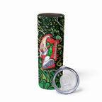 Personalized Melbourne Stars Cricket Skinny Tumbler Hippie Psychedelic Pattern Vibrant Mandala Art Style