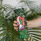 Personalized Melbourne Stars Cricket Skinny Tumbler Hippie Psychedelic Pattern Vibrant Mandala Art Style