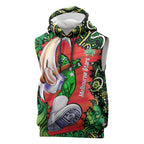 Personalized Melbourne Stars Cricket Sleeveless Hoodie Hippie Psychedelic Pattern Vibrant Mandala Art Style