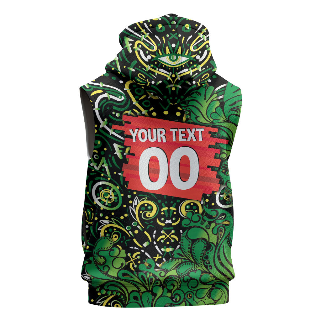 Personalized Melbourne Stars Cricket Sleeveless Hoodie Hippie Psychedelic Pattern Vibrant Mandala Art Style