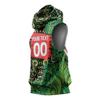 Personalized Melbourne Stars Cricket Sleeveless Hoodie Hippie Psychedelic Pattern Vibrant Mandala Art Style