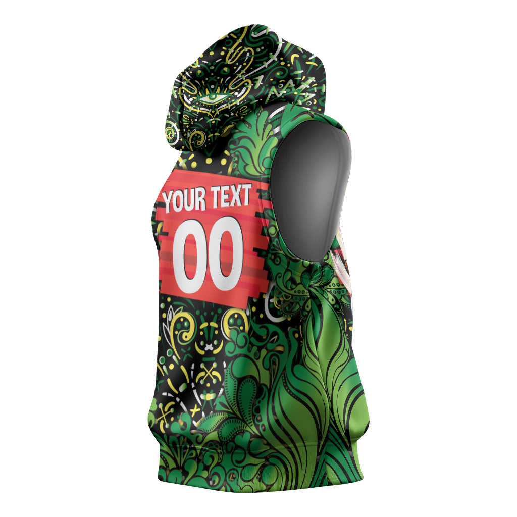Personalized Melbourne Stars Cricket Sleeveless Hoodie Hippie Psychedelic Pattern Vibrant Mandala Art Style