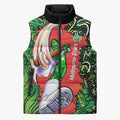 Personalized Melbourne Stars Cricket Sleeveless Puffer Jacket Hippie Psychedelic Pattern Vibrant Mandala Art Style