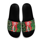 Personalized Melbourne Stars Cricket Slide Sandals Hippie Psychedelic Pattern Vibrant Mandala Art Style