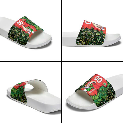 Personalized Melbourne Stars Cricket Slide Sandals Hippie Psychedelic Pattern Vibrant Mandala Art Style