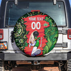 Personalized Melbourne Stars Cricket Spare Tire Cover Hippie Psychedelic Pattern Vibrant Mandala Art Style