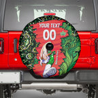 Personalized Melbourne Stars Cricket Spare Tire Cover Hippie Psychedelic Pattern Vibrant Mandala Art Style