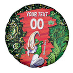Personalized Melbourne Stars Cricket Spare Tire Cover Hippie Psychedelic Pattern Vibrant Mandala Art Style
