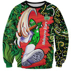 Personalized Melbourne Stars Cricket Sweatshirt Hippie Psychedelic Pattern Vibrant Mandala Art Style