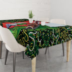 Personalized Melbourne Stars Cricket Tablecloth Hippie Psychedelic Pattern Vibrant Mandala Art Style