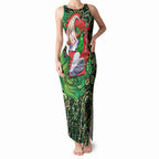 Personalized Melbourne Stars Cricket Tank Maxi Dress Hippie Psychedelic Pattern Vibrant Mandala Art Style