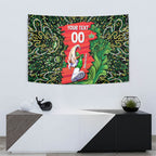 Personalized Melbourne Stars Cricket Tapestry Hippie Psychedelic Pattern Vibrant Mandala Art Style