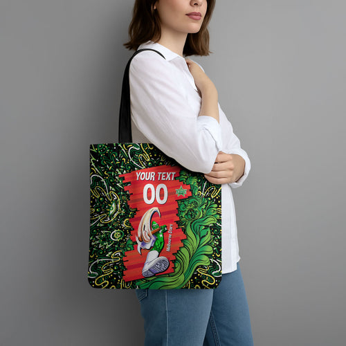 Personalized Melbourne Stars Cricket Tote Bag Hippie Psychedelic Pattern Vibrant Mandala Art Style
