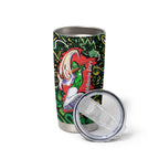 Personalized Melbourne Stars Cricket Tumbler Cup Hippie Psychedelic Pattern Vibrant Mandala Art Style