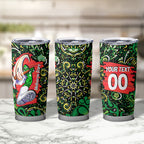 Personalized Melbourne Stars Cricket Tumbler Cup Hippie Psychedelic Pattern Vibrant Mandala Art Style