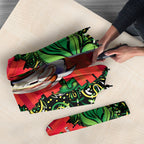 Personalized Melbourne Stars Cricket Umbrella Hippie Psychedelic Pattern Vibrant Mandala Art Style