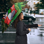 Personalized Melbourne Stars Cricket Umbrella Hippie Psychedelic Pattern Vibrant Mandala Art Style