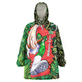 Personalized Melbourne Stars Cricket Wearable Blanket Hoodie Hippie Psychedelic Pattern Vibrant Mandala Art Style