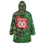 Personalized Melbourne Stars Cricket Wearable Blanket Hoodie Hippie Psychedelic Pattern Vibrant Mandala Art Style
