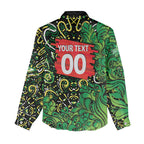Personalized Melbourne Stars Cricket Women Casual Shirt Hippie Psychedelic Pattern Vibrant Mandala Art Style