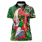 Personalized Melbourne Stars Cricket Women Polo Shirt Hippie Psychedelic Pattern Vibrant Mandala Art Style