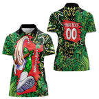 Personalized Melbourne Stars Cricket Women Polo Shirt Hippie Psychedelic Pattern Vibrant Mandala Art Style