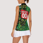 Personalized Melbourne Stars Cricket Women Sleeveless Polo Shirt Hippie Psychedelic Pattern Vibrant Mandala Art Style