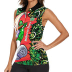 Personalized Melbourne Stars Cricket Women Sleeveless Polo Shirt Hippie Psychedelic Pattern Vibrant Mandala Art Style