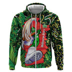 Personalized Melbourne Stars Cricket Zip Hoodie Hippie Psychedelic Pattern Vibrant Mandala Art Style