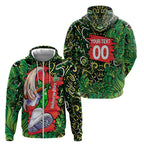 Personalized Melbourne Stars Cricket Zip Hoodie Hippie Psychedelic Pattern Vibrant Mandala Art Style