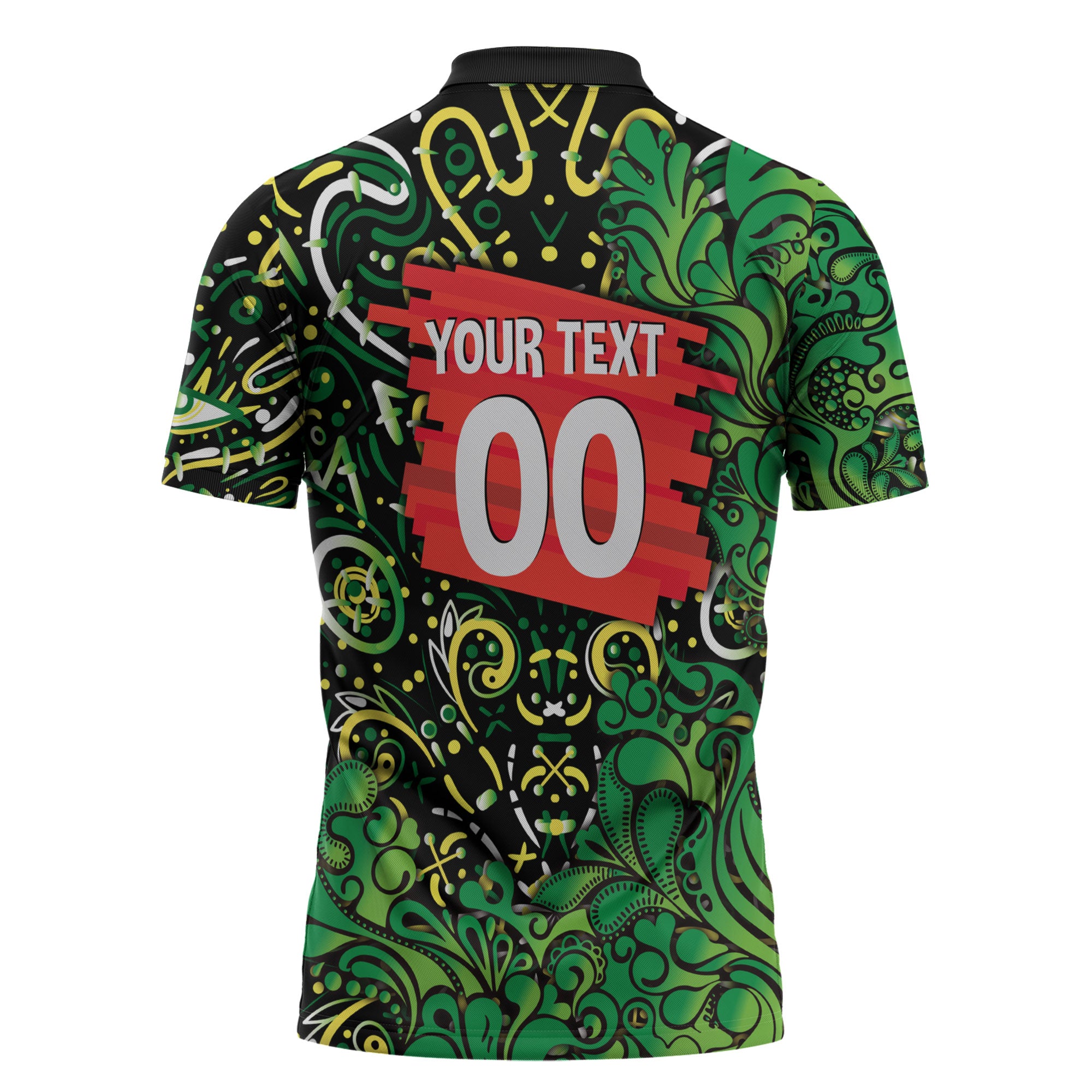 Personalized Melbourne Stars Cricket Zipper Polo Shirt Hippie Psychedelic Pattern Vibrant Mandala Art Style