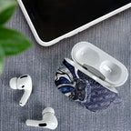 Personalised Geelong Cats AirPods Case Trippy Psychedelic Abstract Art Mascot Football Fans