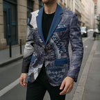 Personalised Geelong Cats Blazer Trippy Psychedelic Abstract Art Mascot Football Fans