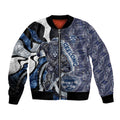 Personalised Geelong Cats Bomber Jacket Trippy Psychedelic Abstract Art Mascot Football Fans