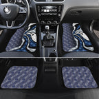 Personalised Geelong Cats Car Mats Trippy Psychedelic Abstract Art Mascot Football Fans